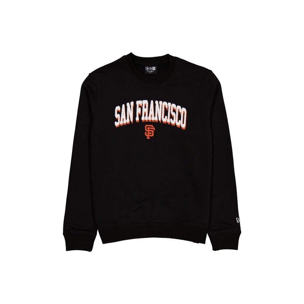New Era San Francisco Giants Sport Night Black Crewneck - Size XL